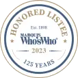 Marquis Who's Who Honored Listee 2023